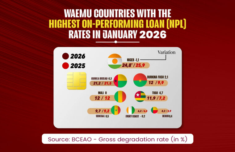 Niger leads uemoa’s rising bad loans crisis in 2026