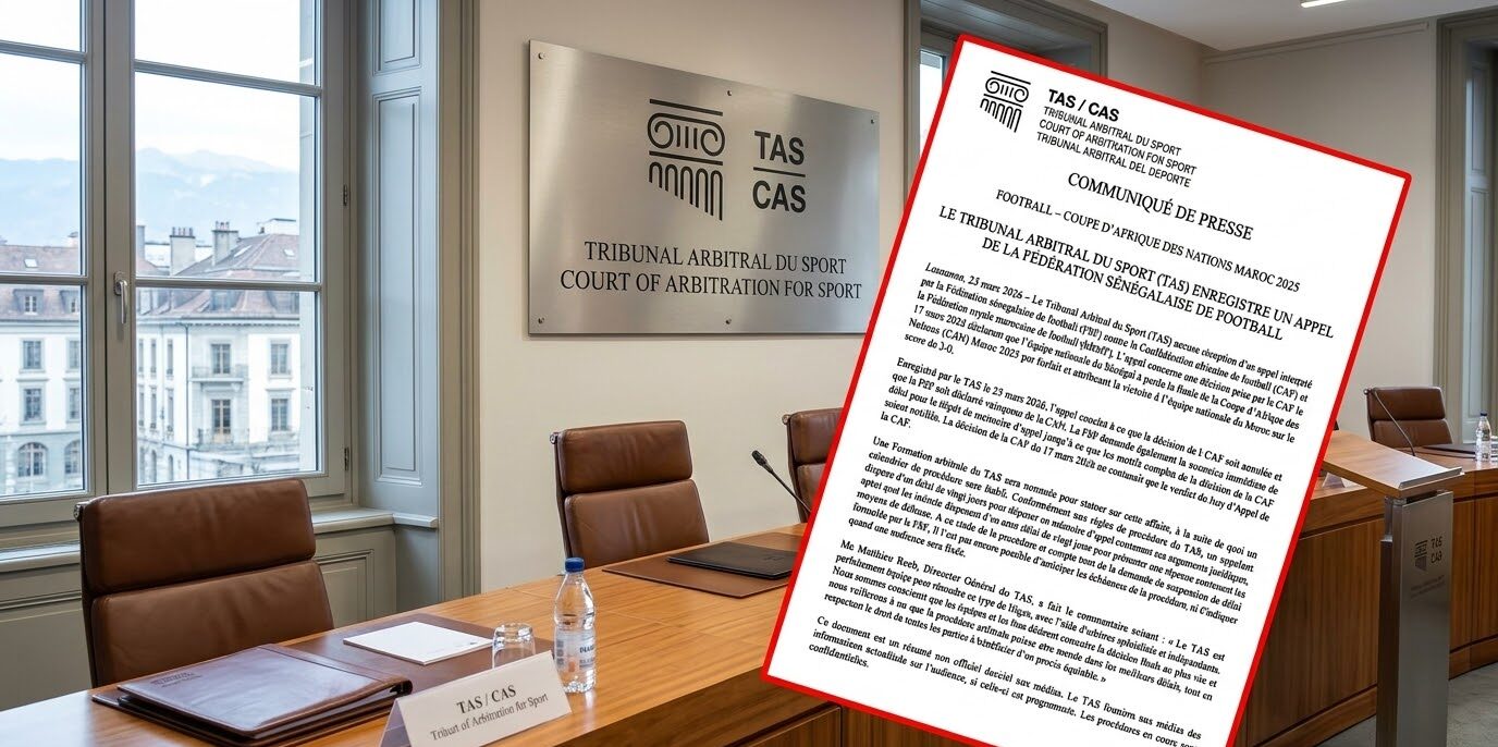 TAS updates football dispute between Morocco and Senegal