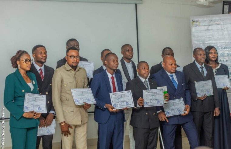 Bénin’s new supervised education officers graduate