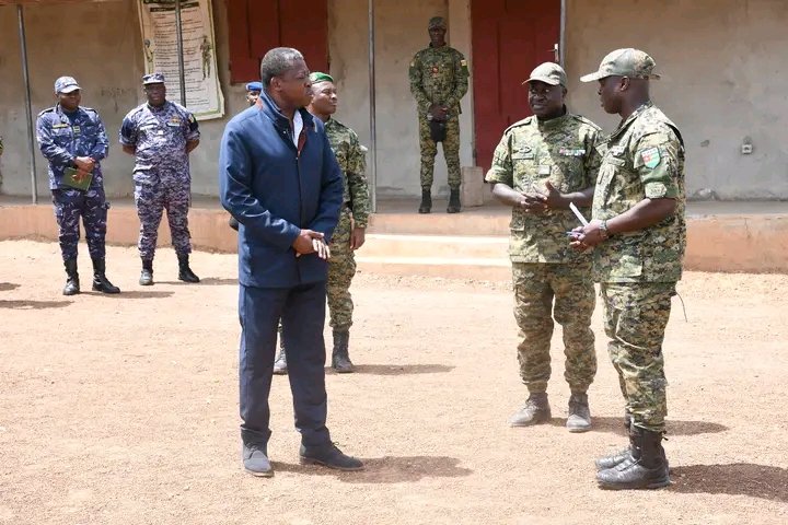 Togo’s president visits koundjoaré operation front lines to boost security