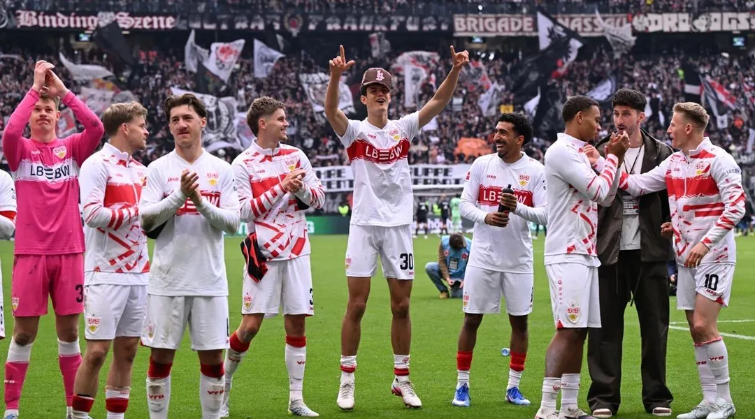 Vfb stuttgart secures champions league spot with frankfurt draw