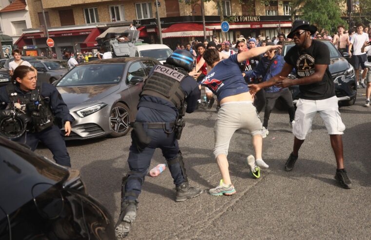 Tension builds near Saint-Cloud ahead of Champions League finale