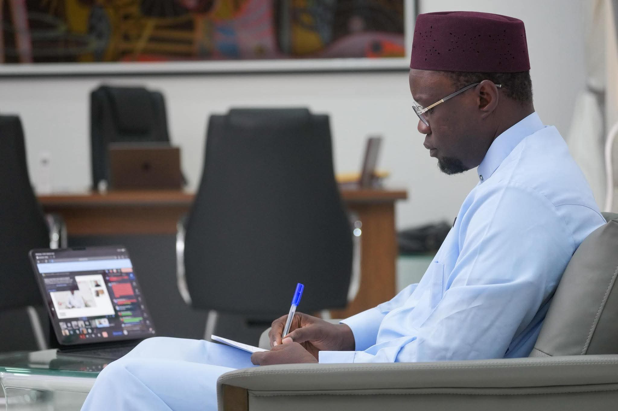 Political strategy meeting at Ousmane Sonko’s residence in Dakar