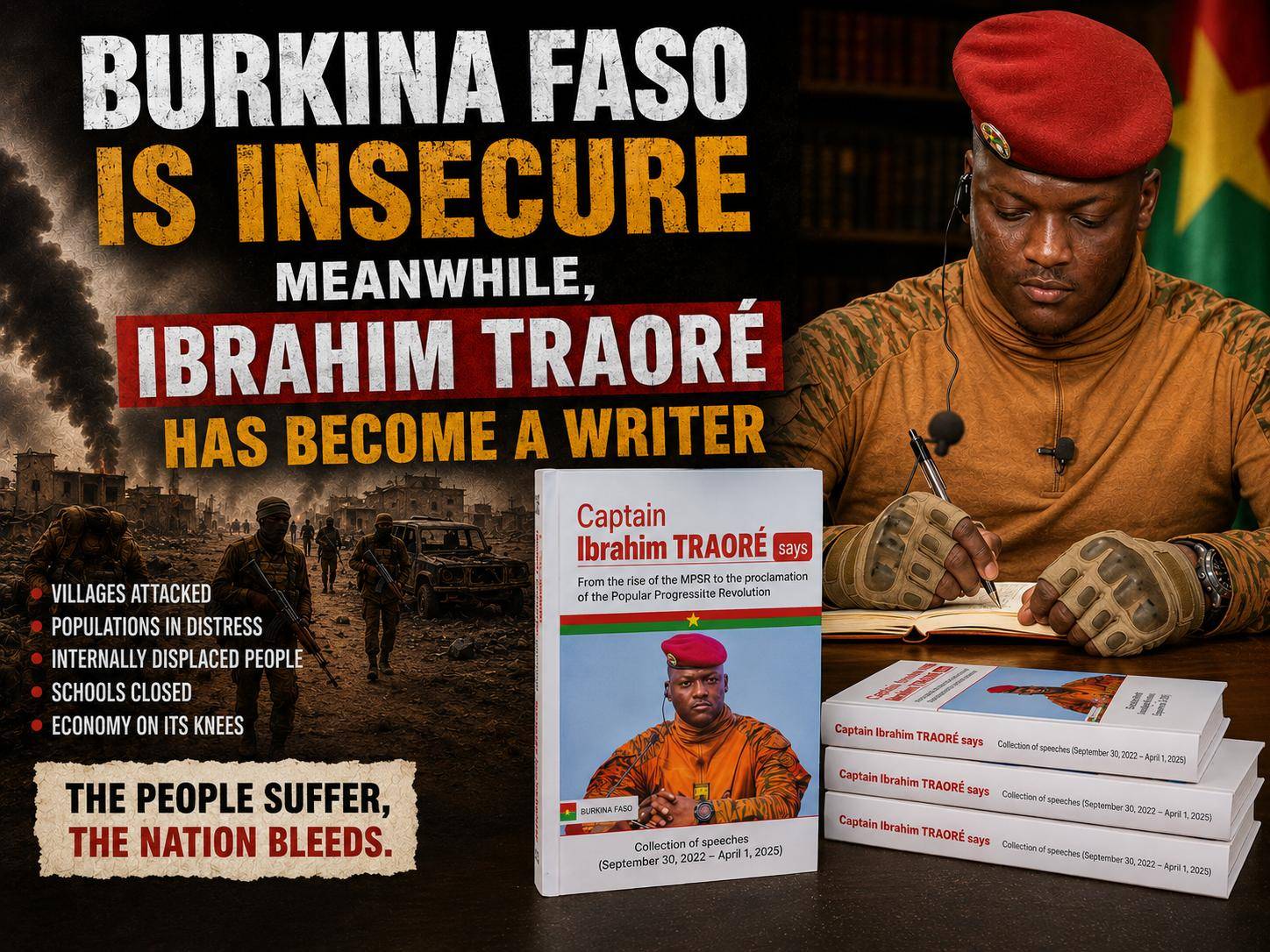 Burkina Faso’s leadership priorities questioned amid escalating crisis