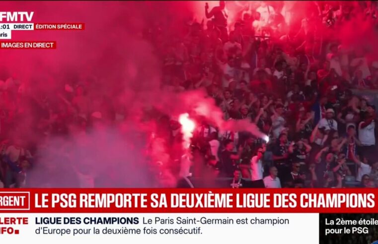 Paris erupts in celebration as PSG secures Champions League glory