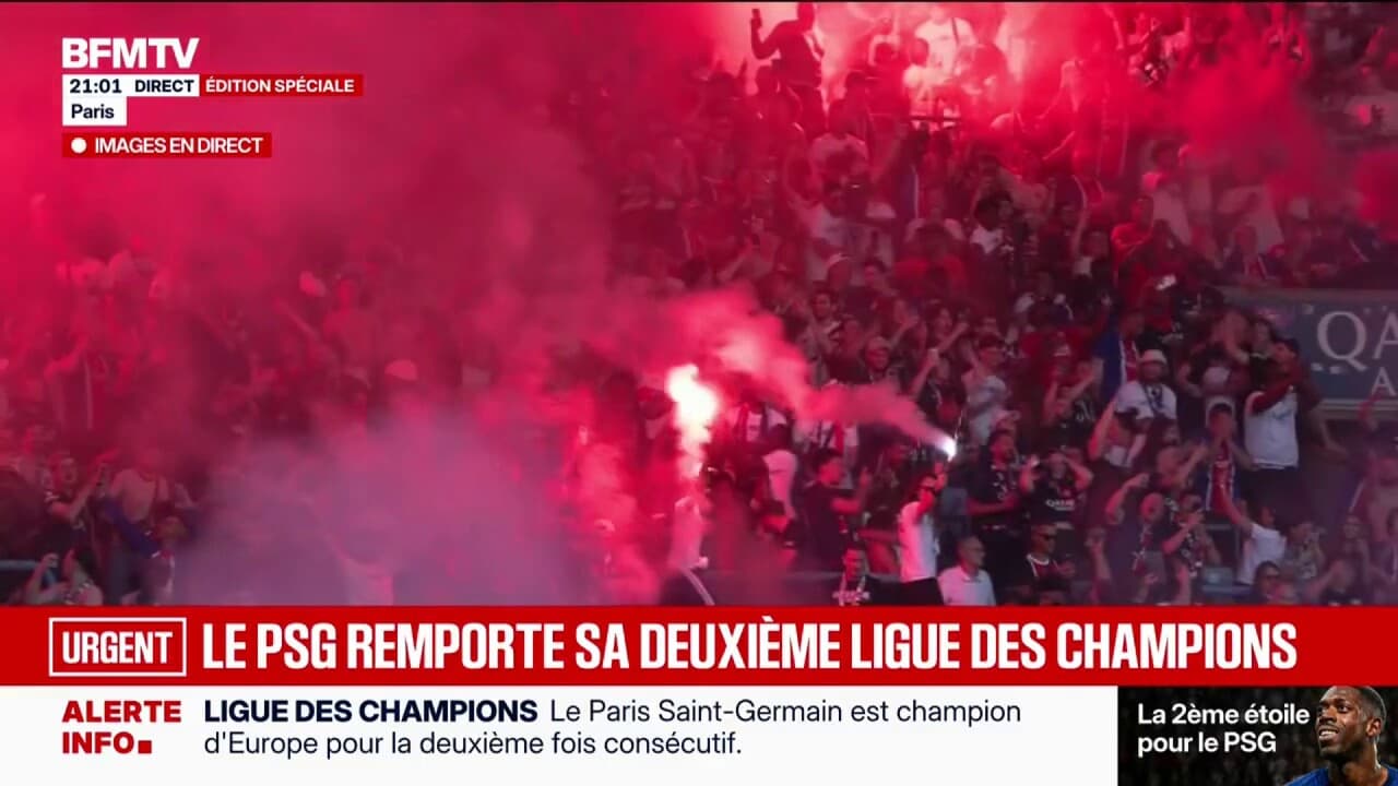 Paris erupts in celebration as PSG secures Champions League glory