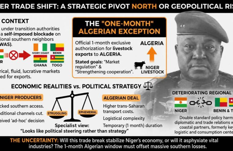 Niger’s surprising northern trade pivot raises regional concerns