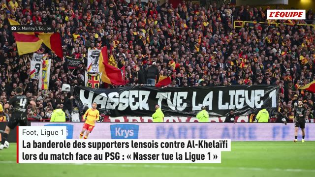Lens supporters protest against PSG president over Ligue 1 concerns