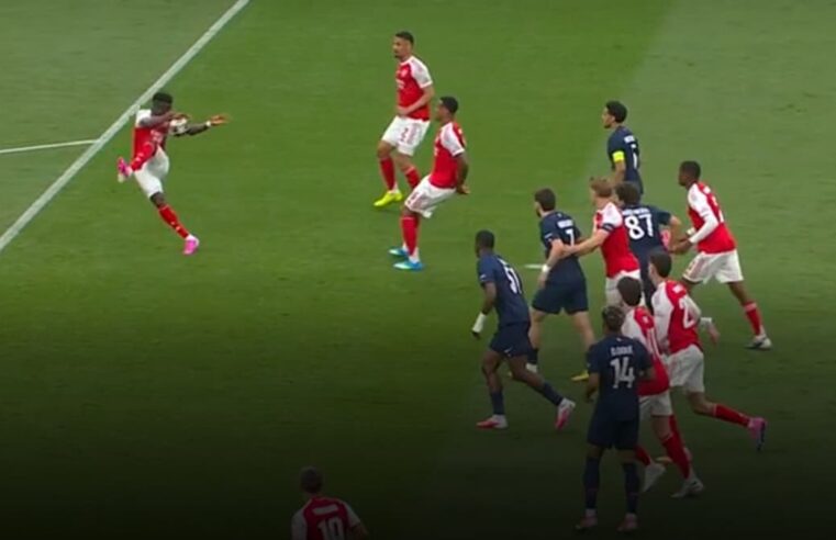 Controversial penalty call in PSG vs Arsenal champions league final