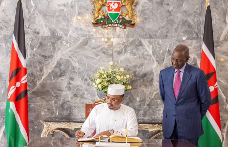 Kenyan president praises Chad’s role in global security and africa forward summit