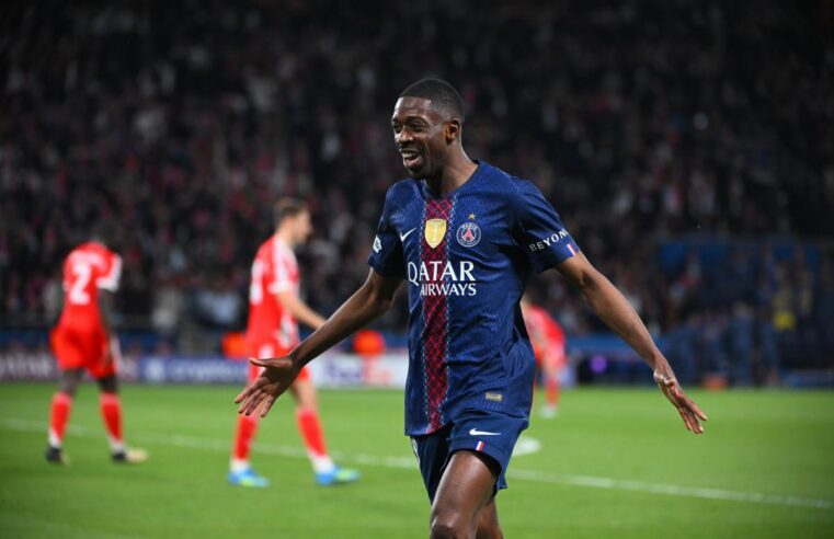 Ousmane Dembélé reacts to PSG’s high-scoring win against Bayern Munich