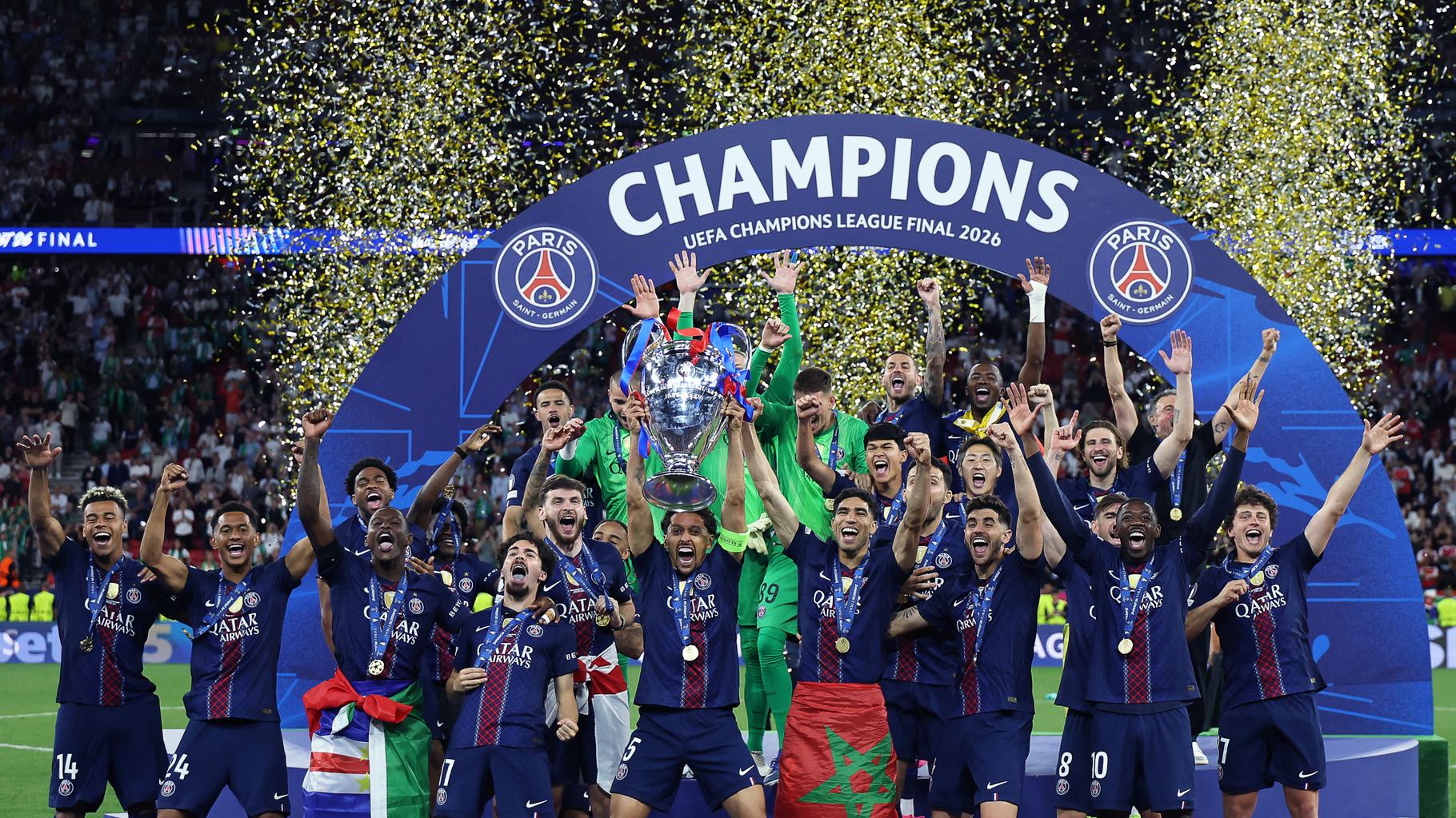 PSG clinches back-to-back champions league titles after dramatic final