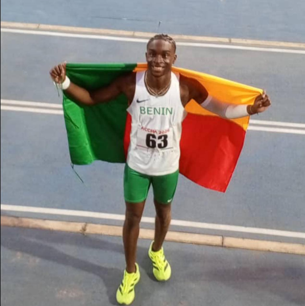 Benin celebrates yohan awhansou’s triple jump bronze at Accra 2026 african championships