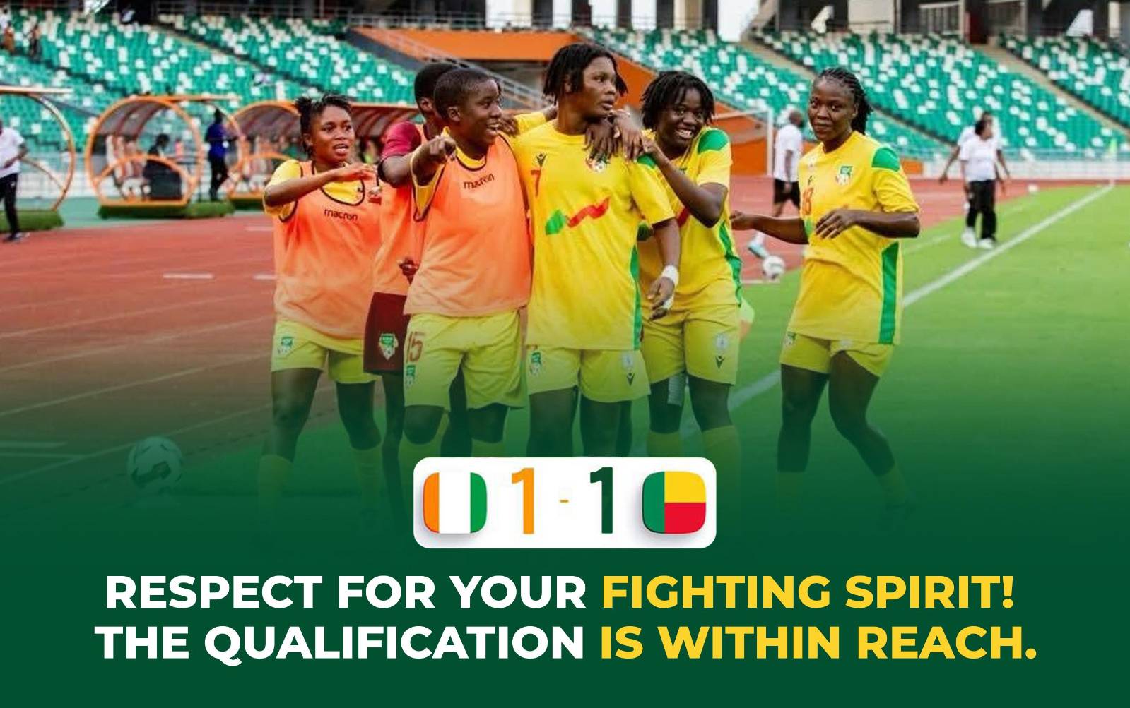 Our u20 amazons secure a vital draw away from home in Abidjan