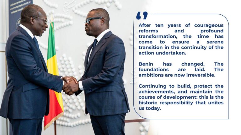 Bénin bids farewell to Patrice Talon as new leader prepares to take office