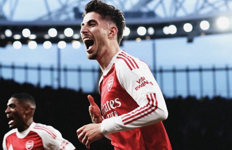 Arsenal inches closer to Premier League glory with Kai Havertz’s header