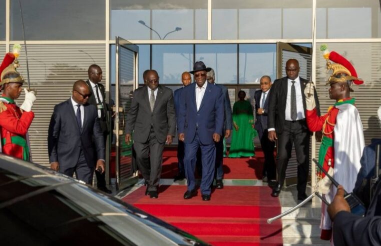 Ivorian president returns from diplomatic mission in Kenya
