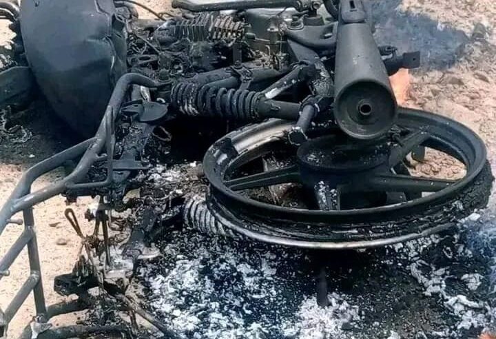 Deadly collision in Koundoul leaves motorcyclist burned alive