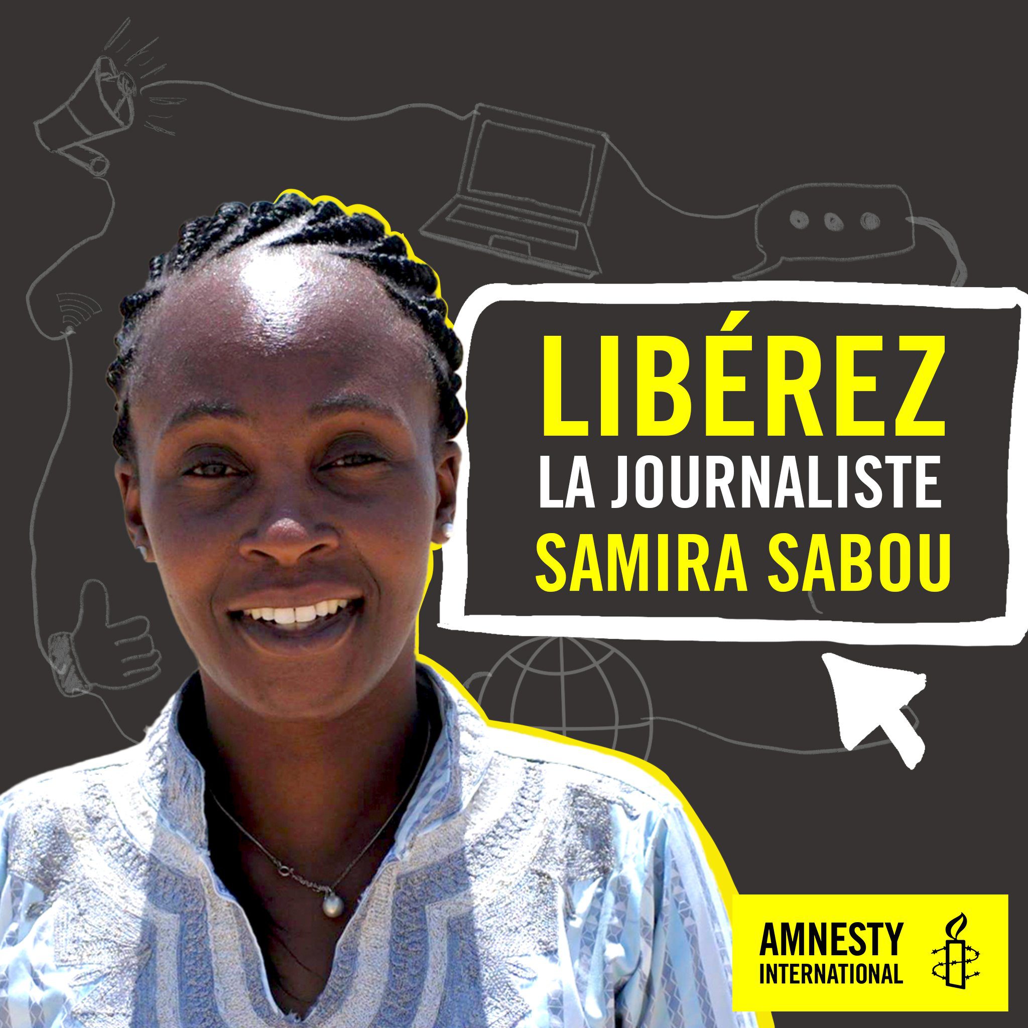 Amnesty international demands immediate release of journalist samira sabou in Niger