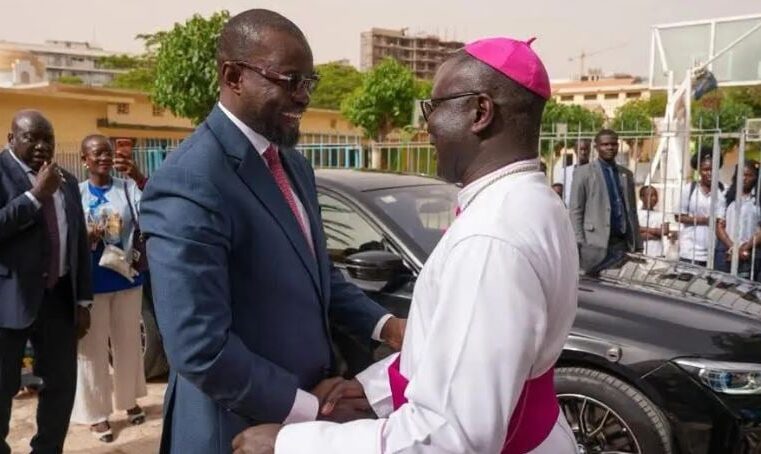 Sonko meets Bishop André Guéye ahead of Popenguine pilgrimage