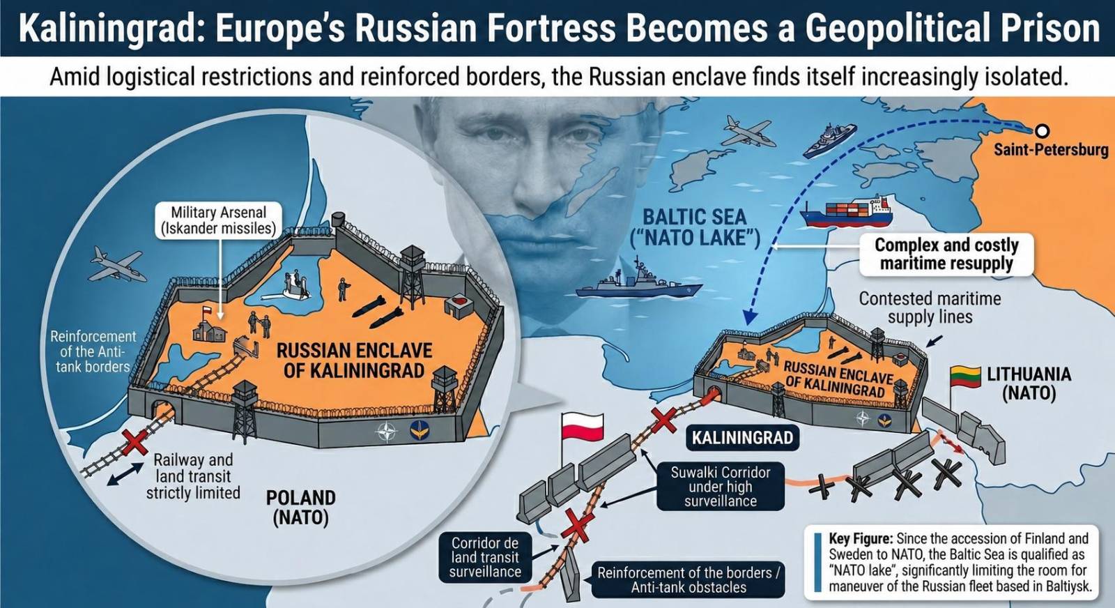 Kaliningrad: Russia’s european fortress trapped by NATO encirclement
