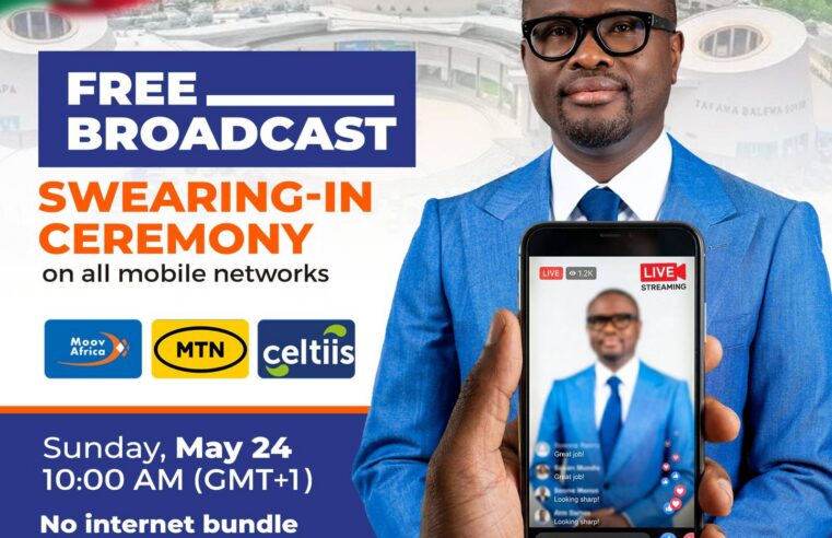 Benin investiture ceremony broadcast free on mobile networks