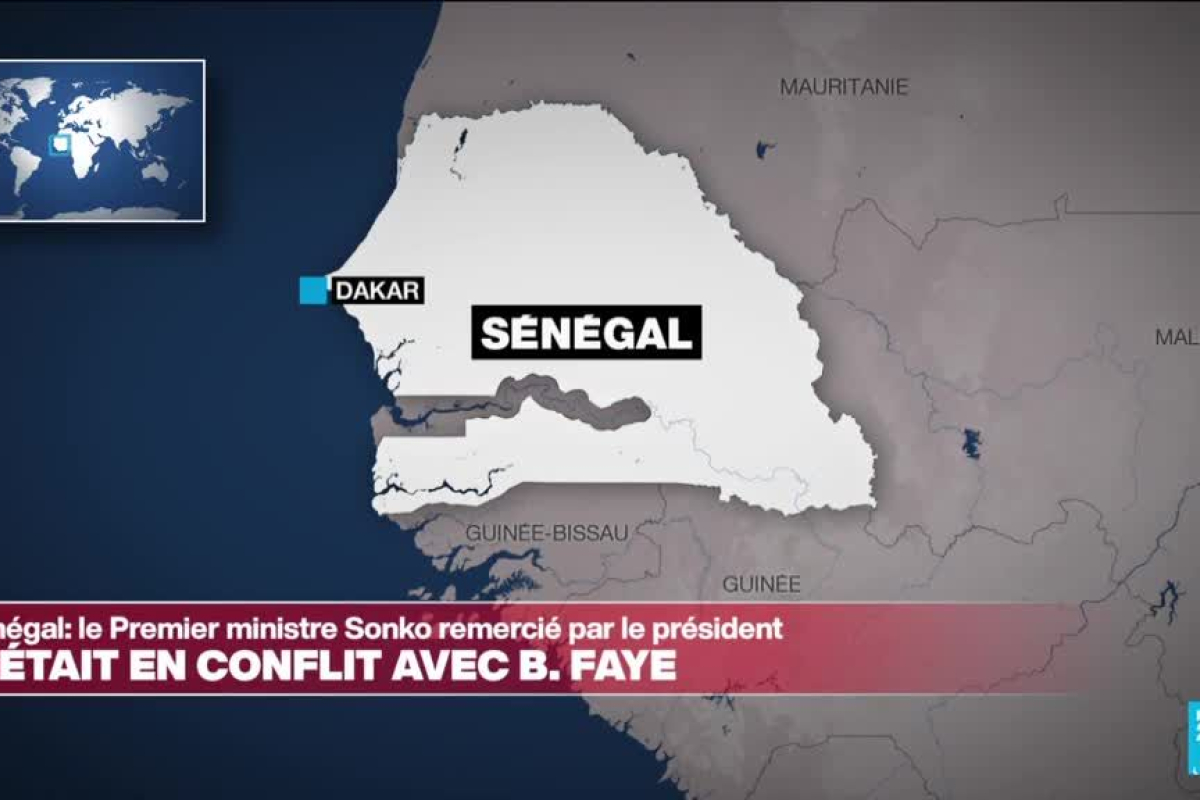 Senegal president sacks prime minister ousmane sonko amid political tensions