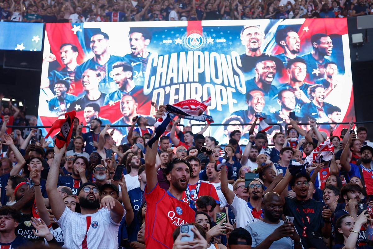 Champions league final viewership dips for psg’s second consecutive triumph