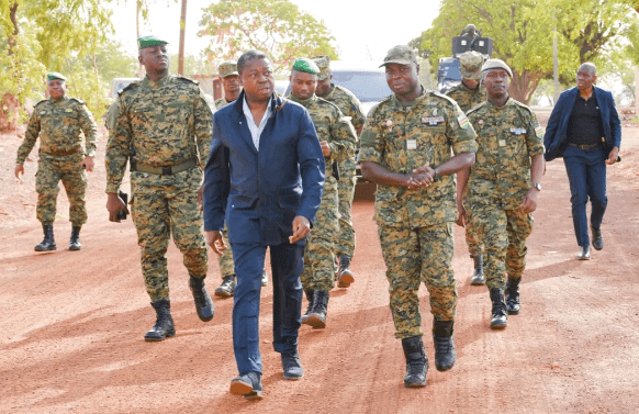Togo security: Faure Gnassingbé inspects Koundjoaré operation zone
