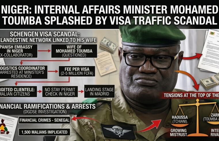 Niger interior minister’s spouse linked to major visa trafficking scandal