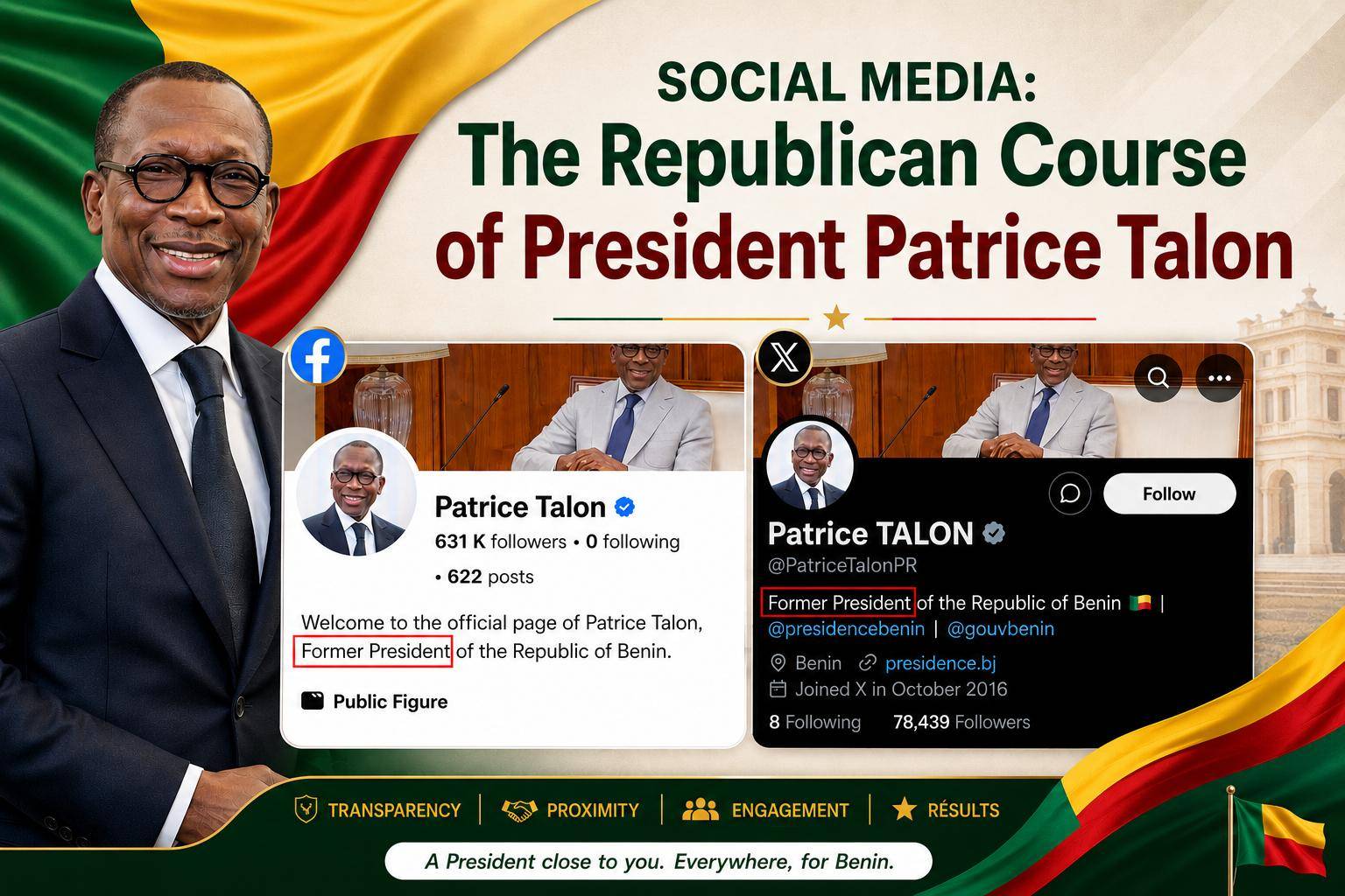 President talon champions mature online civic discourse