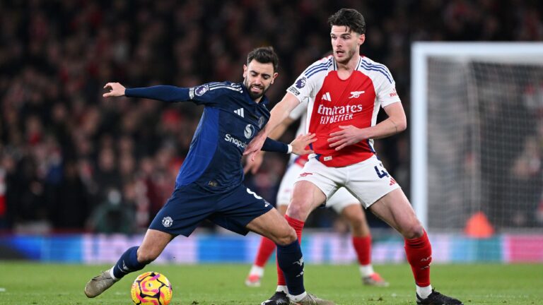 Declan rice’s arsenal move leaves manchester united captain bruno fernandes heartbroken