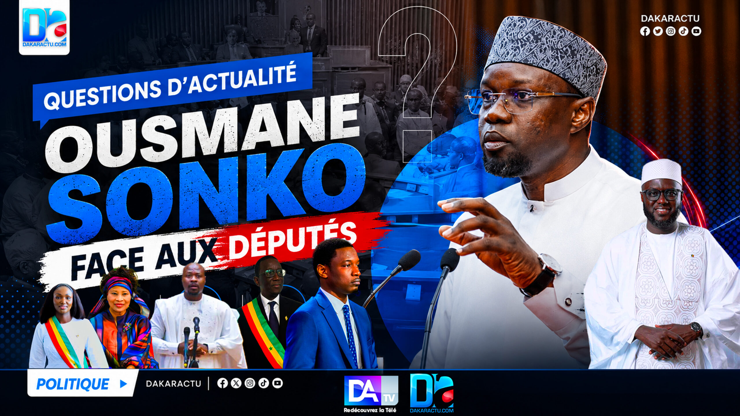Senegal prime minister Ousmane Sonko grilled in parliament session