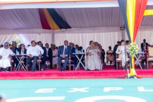 African Union delegation at the Ugandan inauguration
