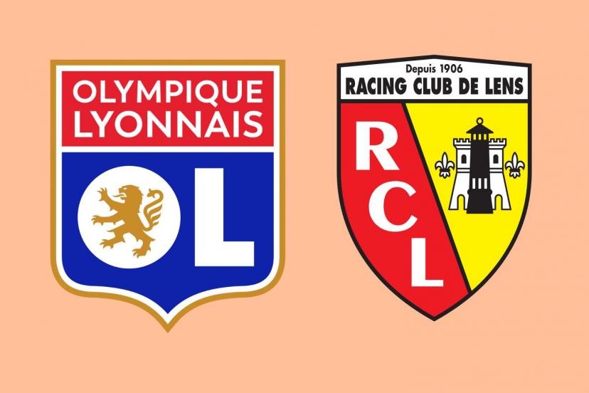 Lyon and Lens players in a previous high-stakes match