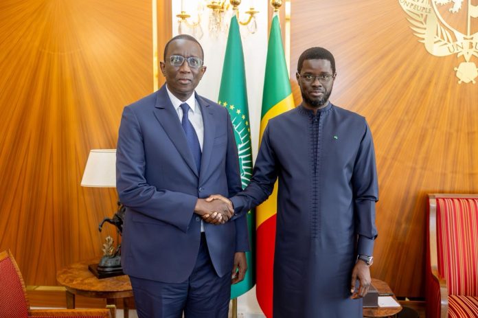 President Bassirou Diomaye Faye and Amadou Ba President Bassirou Diomaye Faye and Amadou Ba