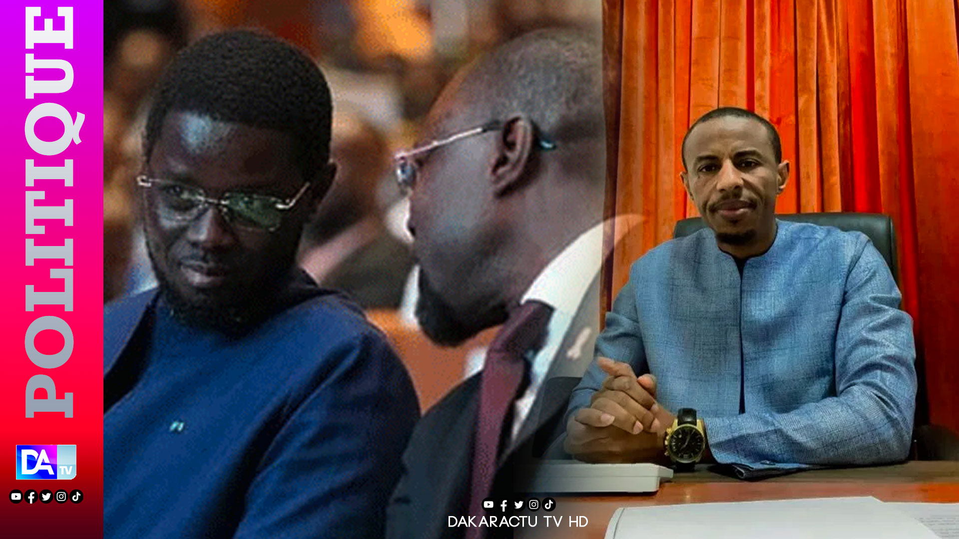 Senegalese politician denies secret pact between faye and sonko at cap manuel