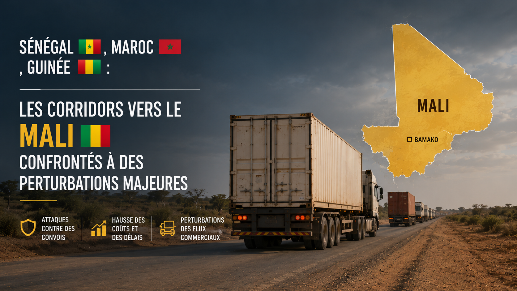 Sahel trade routes: malian supply chains hit by rising convoy attacks