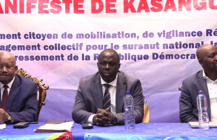 RDC: civil society unveils kasangulu manifesto, a citizen roadmap for national renewal