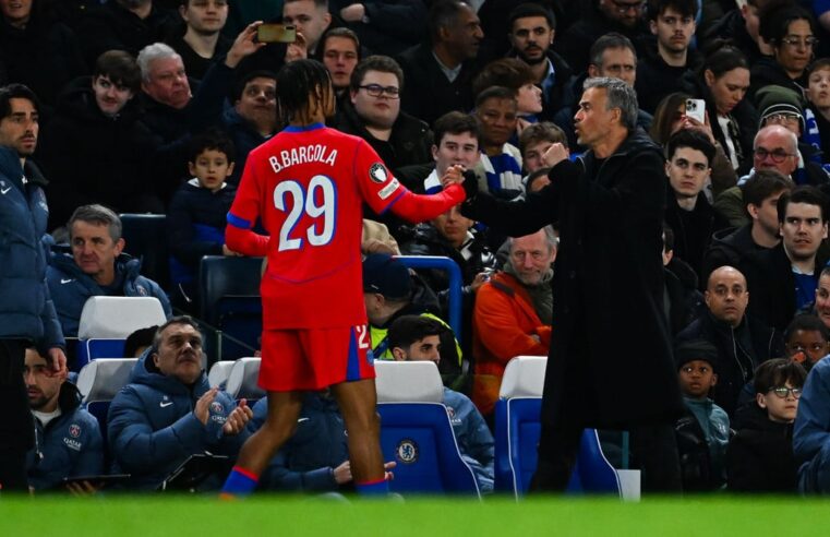 Bradley Barcola’s future at PSG uncertain amid reported tension with Luis Enrique
