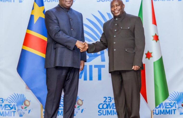 Burundi president Évariste Ndayishimiye arrives in Kinshasa for high-level diplomatic talks