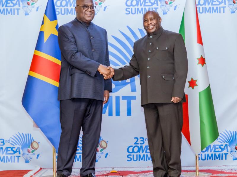 Burundi president Évariste Ndayishimiye arrives in Kinshasa for high-level diplomatic talks