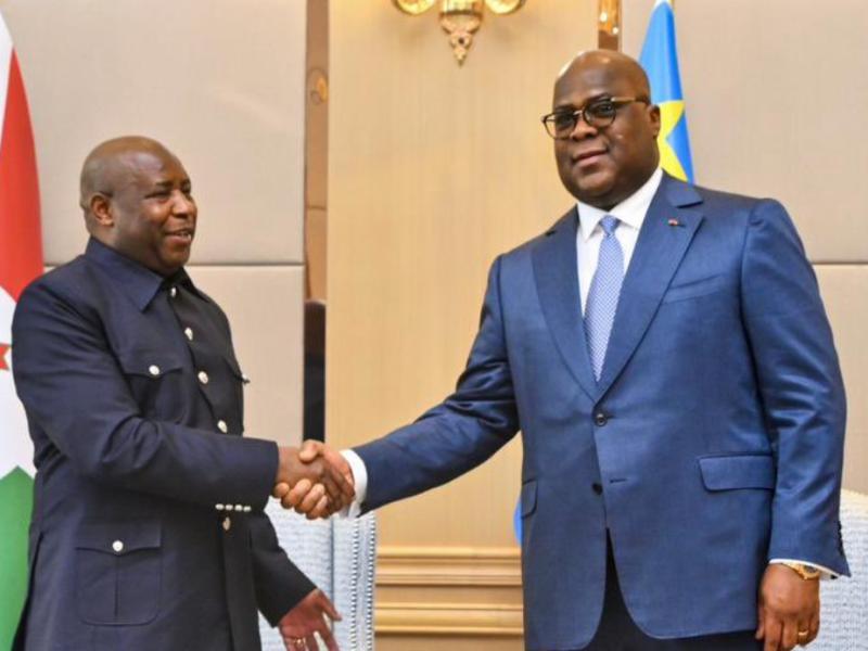 Tshisekedi invites Ndayishimiye to un security council meeting on african resources