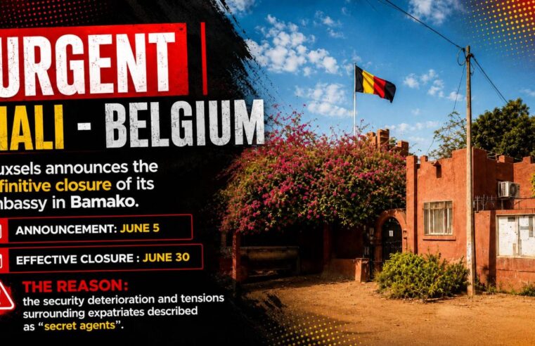 Belgium closes its embassy in Mali, citing security and diplomatic tensions