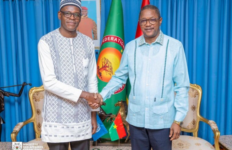 Burkina Faso diplomats and UNODC chief strengthen security cooperation