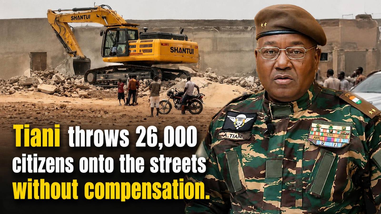 Forced evictions in Niamey leave 26 000 without shelter
