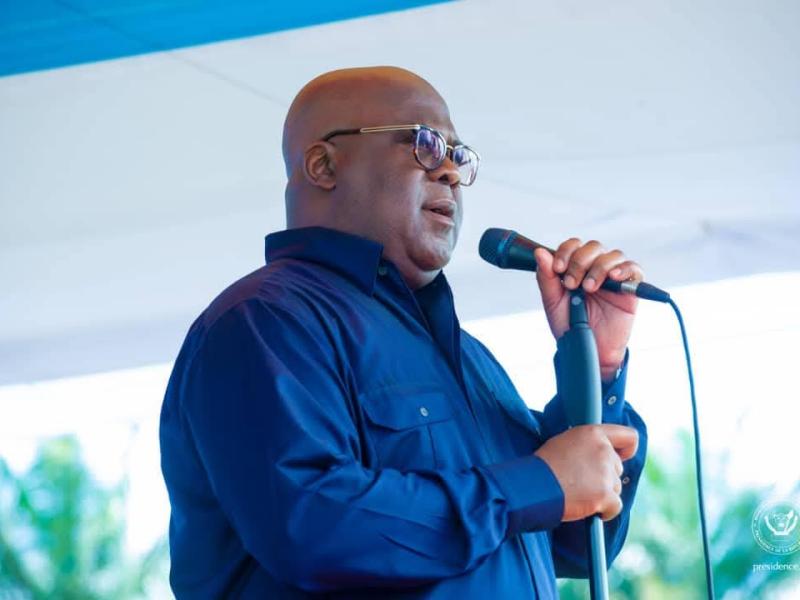 President tshisekedi urges congolese unity and pride in houston after historic world cup draw