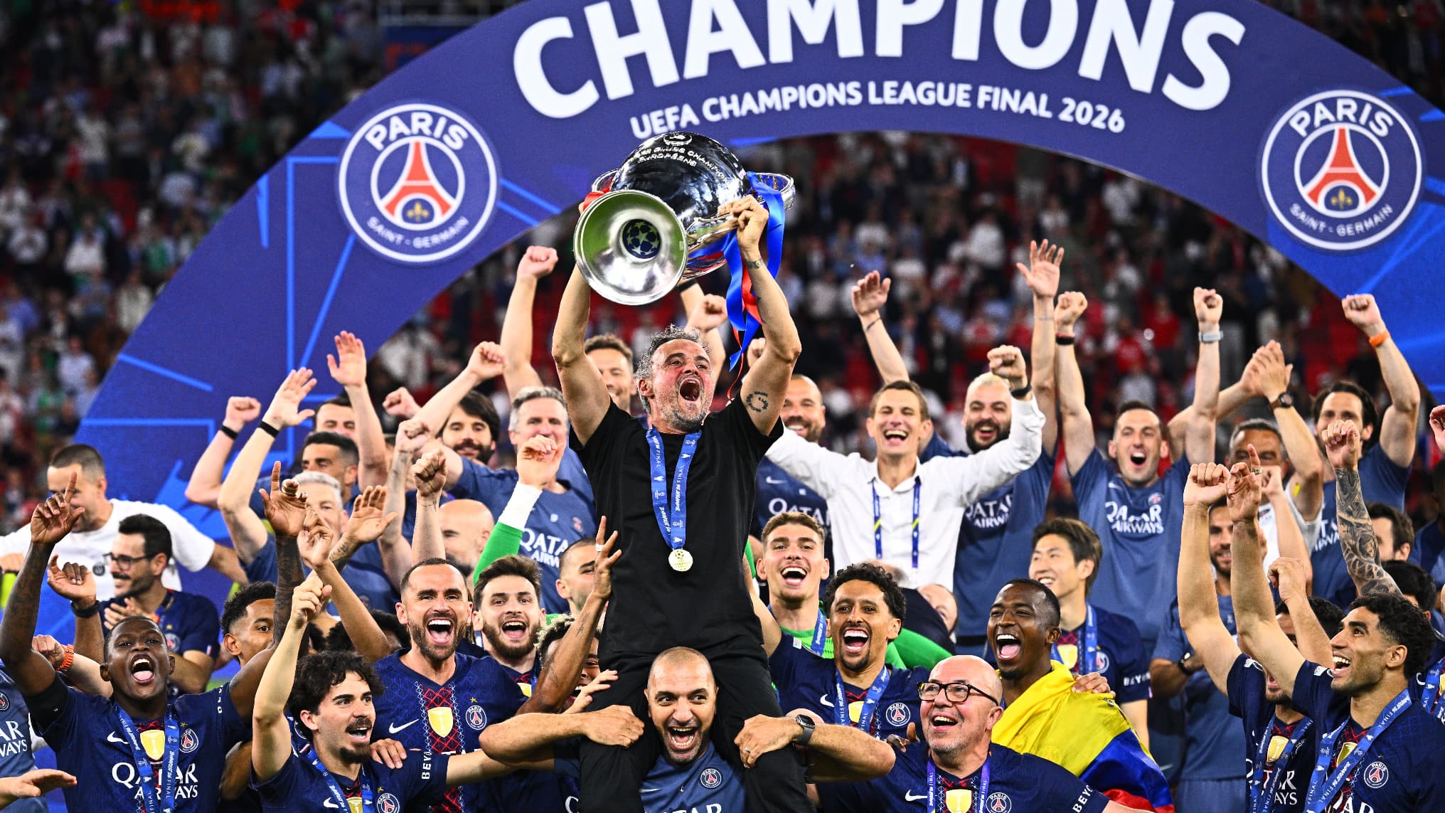 Psg reaches back-to-back champions league titles with reduced tv viewership