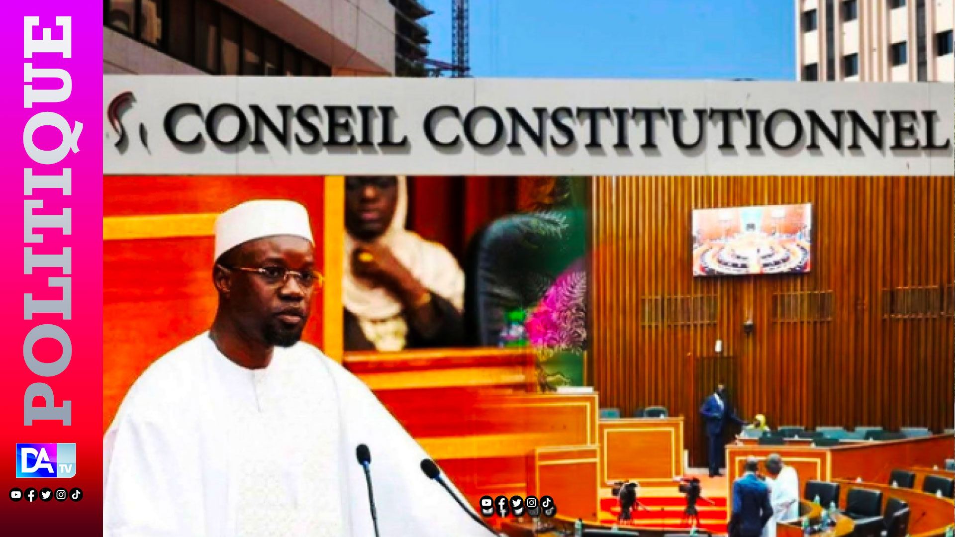 Constitutional council declines ruling on Ousmane Sonko status as FDR denounces illegality