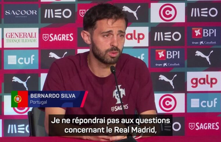 Bernardo Silva thrilled to join Real Madrid ahead of World Cup clash